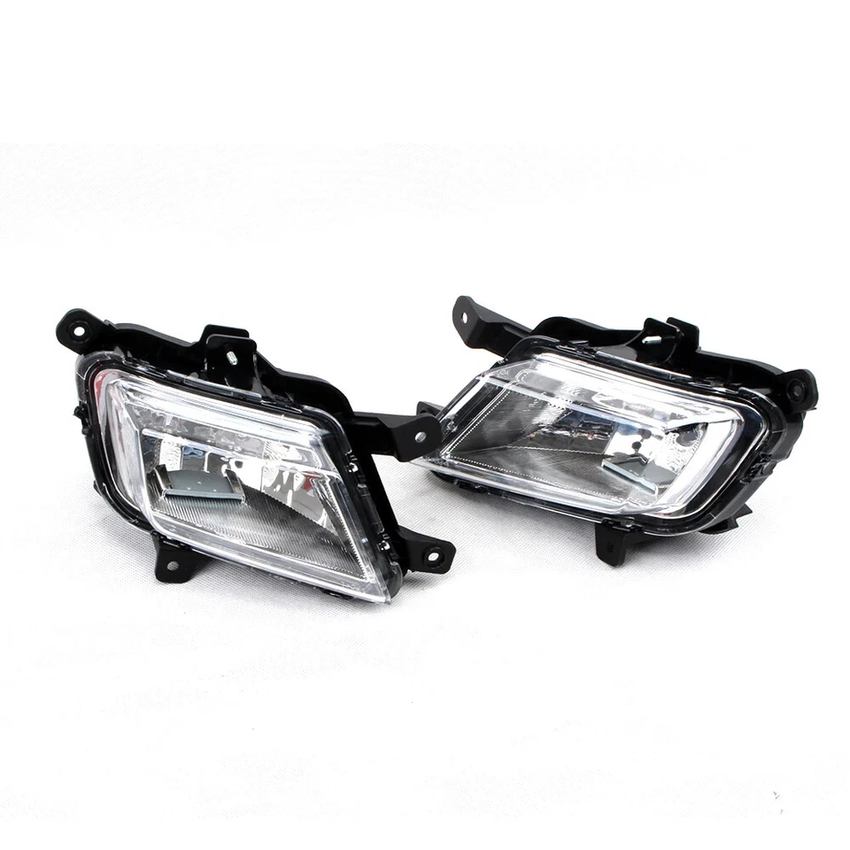 Front Bumper Fog Lamp Foglight Set Switch + Wiring For Kia Rio 2009 2010 2011 - Image 4 of 4