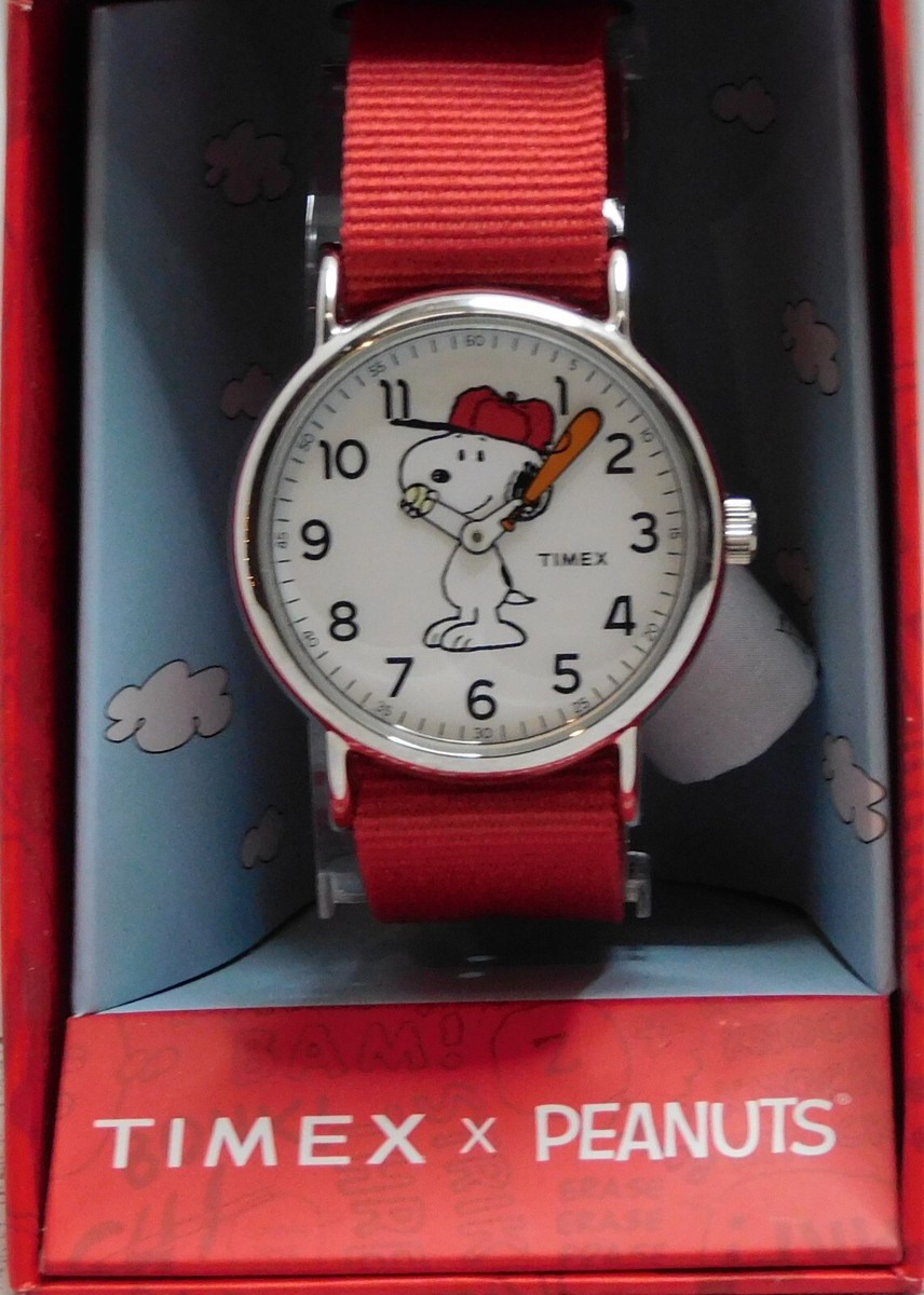 Peanuts Snoopy Timex Baseball Watch Band New