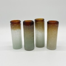 4 Bicchieri Murano I Vasi Napoleone Martinuzzi Venini Art Decò Pulegoso Vetro Schiuma