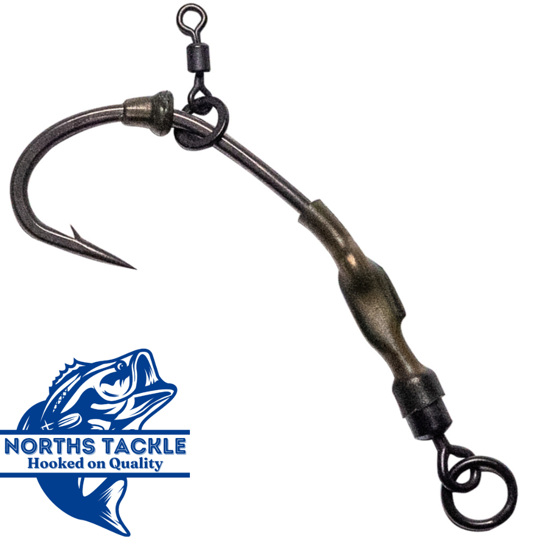 Ready Tied Ronnie Rigs Barbed UK MicroSwivel Carp Terminal Fishing