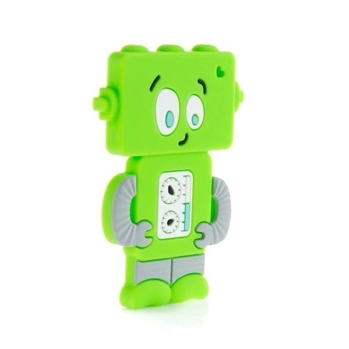 Baby Boos Green Silicone Robot Teether - Image 3 of 3