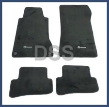 Genuine Front & Rear Carpeted Anthracite Floor Mats For Mercedes C215 CL55 AMG