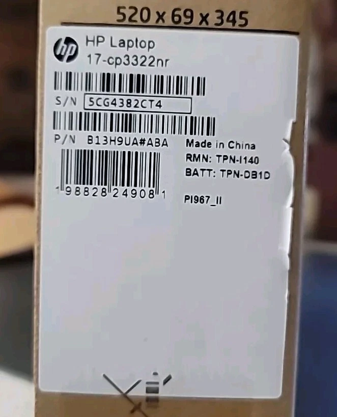 HP 17-cp3322nr 17.3" FHD Notebook AMD Ryzen 5 7430U 8GB RAM 256GB SSD Silver - Image 2 of 4