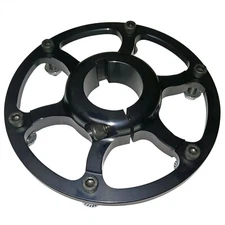 NEW 40mm Clamp-On Sprocket Hub 8mm Keyway Black Go Kart Racing Parts Drift Trike