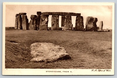 U.K. England Stonehenge Archeology Ruins Postcard, J5 | eBay
