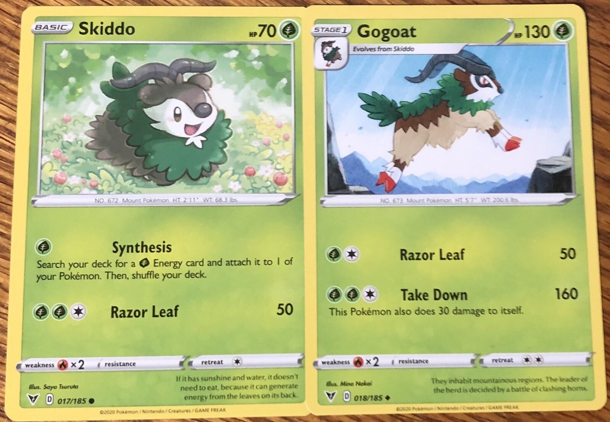 Skiddo 17/185, Gogoat 18/185 - Evo Line - Vivid Voltage - Read