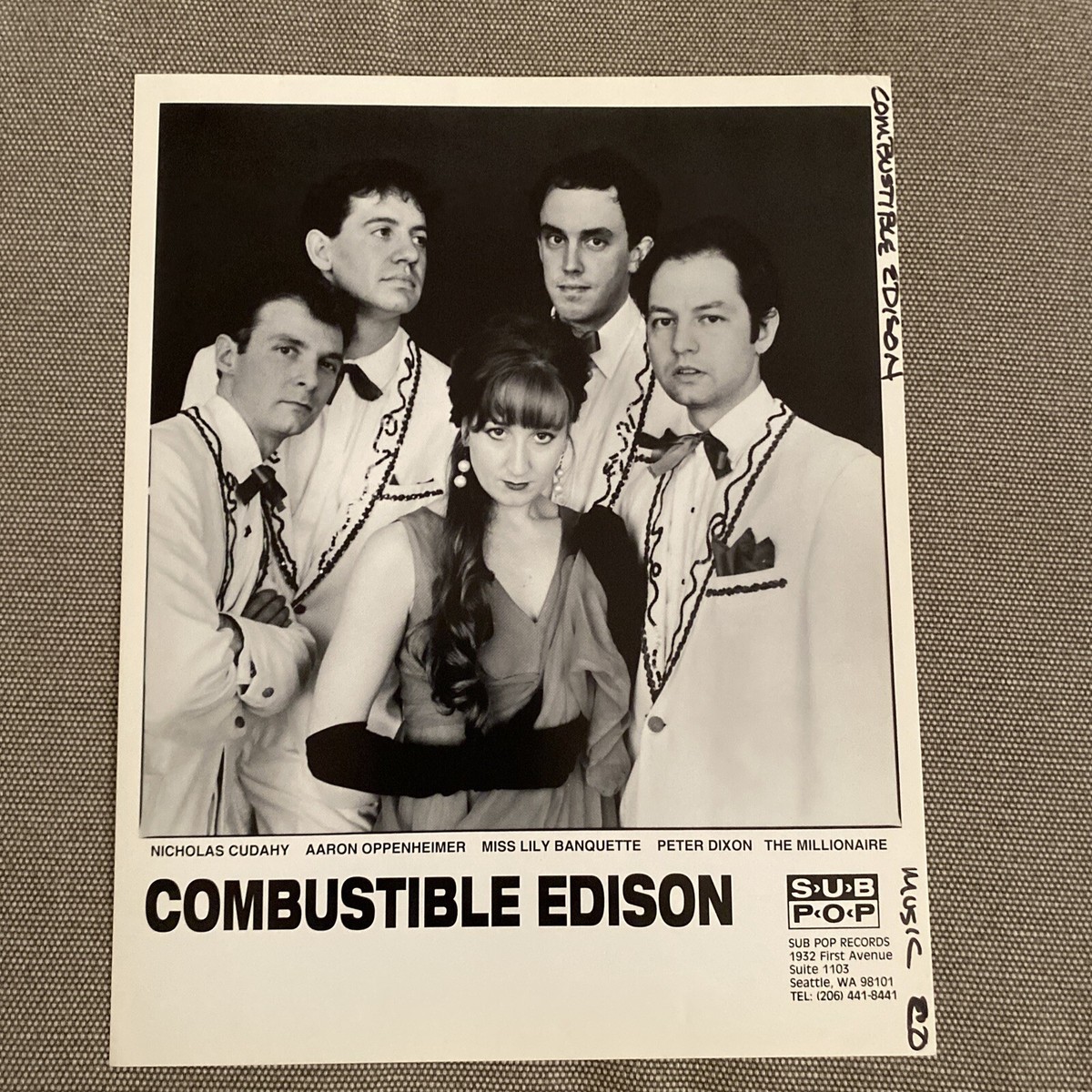Combustible Edison Press Photo 8x10”. See Description. | eBay