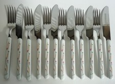 Johnson Brothers Eternal Beau Viners Cutlery x 6 - Dessert Knives and Forks