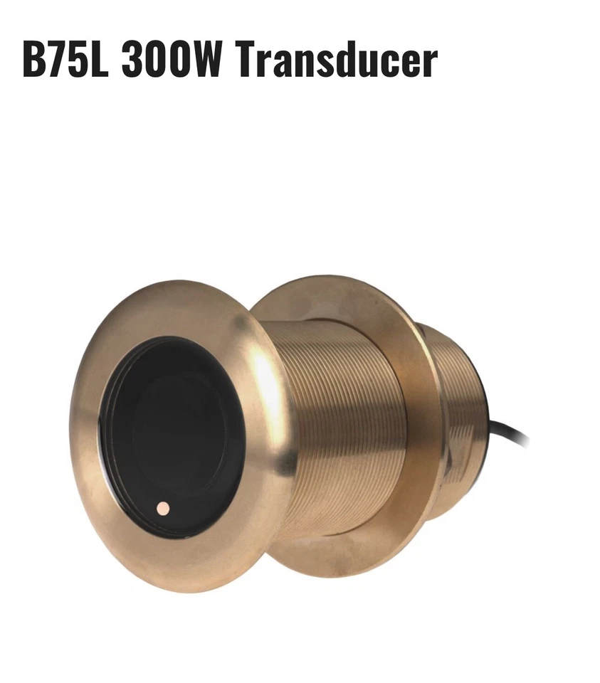Raymarine B75L Low Profile Thru Hull 0 Degree Transducer A80016 - Image 2 of 4