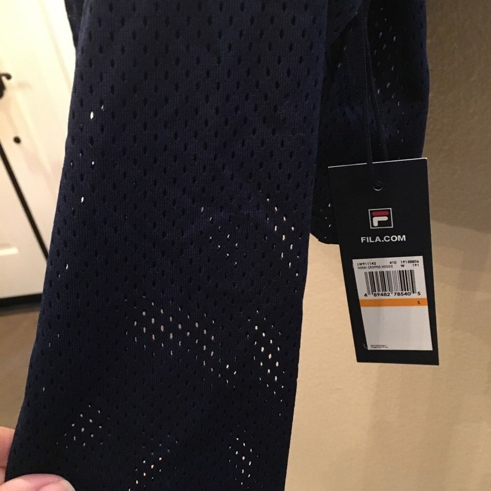 Nuova con etichette~fila Felpa con cappuccio donna navy Noemi taglia small