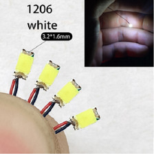 1206 Red Yellow Blue Green White Orange Warm Smd Led Pre-wired For Model 30cm 3v 1206 Red Yellow Blue Green White Orange Warm Smd Led Pre-wired For Model 30cm 3v