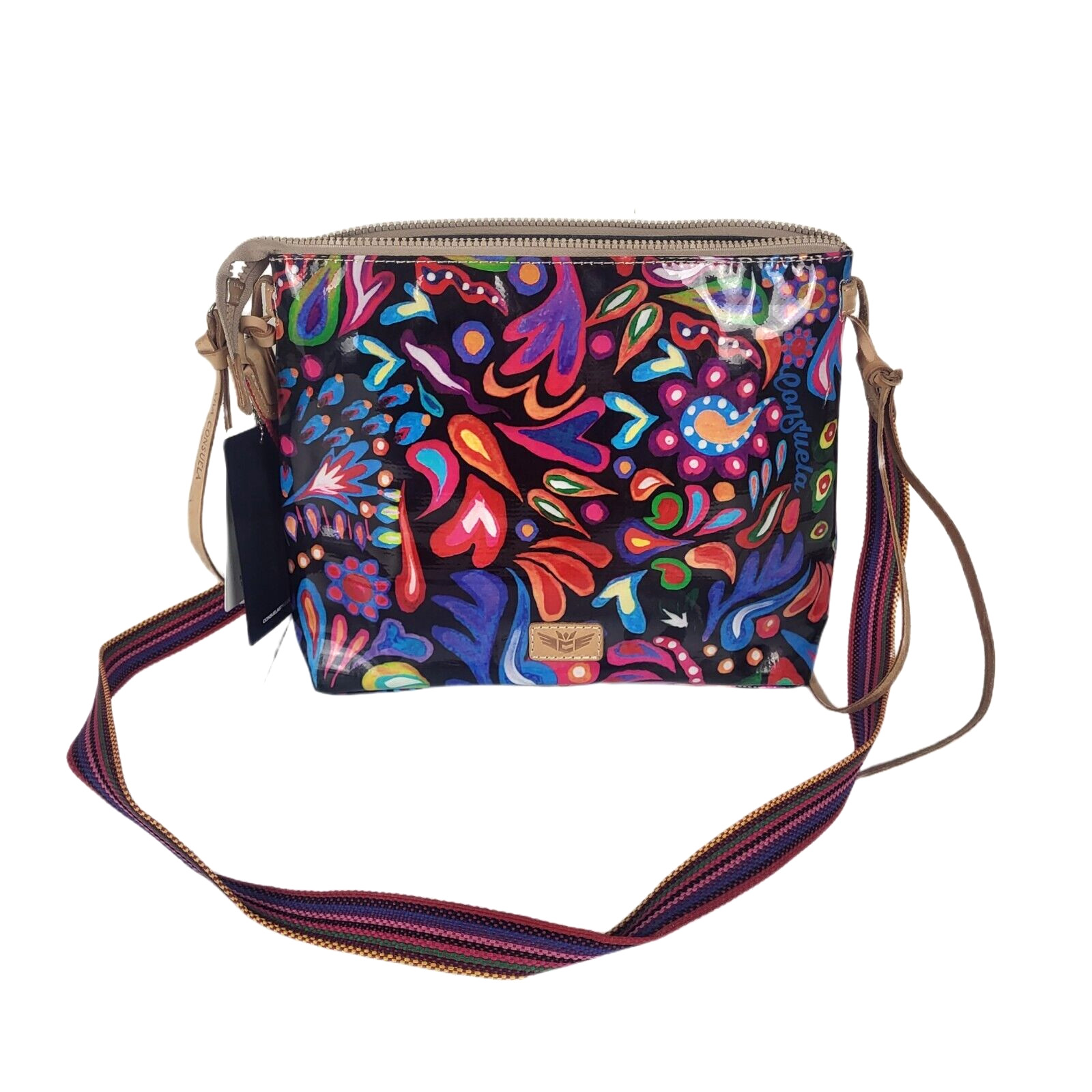 Consuela Sophie Downtown Crossbody Bag Removable Wove… Gem