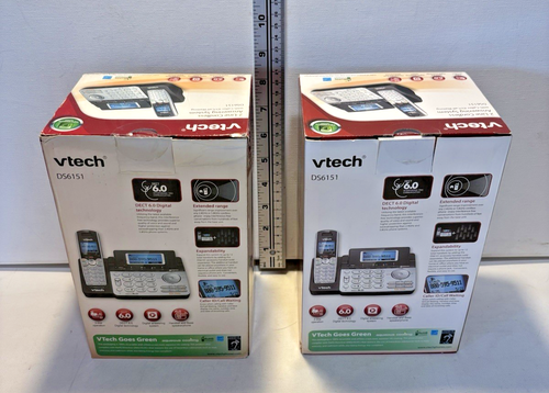 Vtech 2-Line Cordless Answering System (Qty2) and Vtech Accessory Handset (Qty4) - Zdjęcie 4 z 7