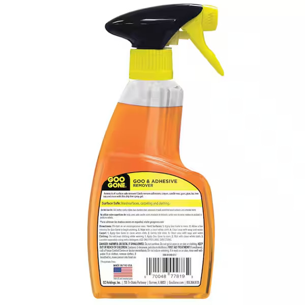 Goo Gone Goo and Adhesive Remover & Cleaner - 12 oz. 3 Pack