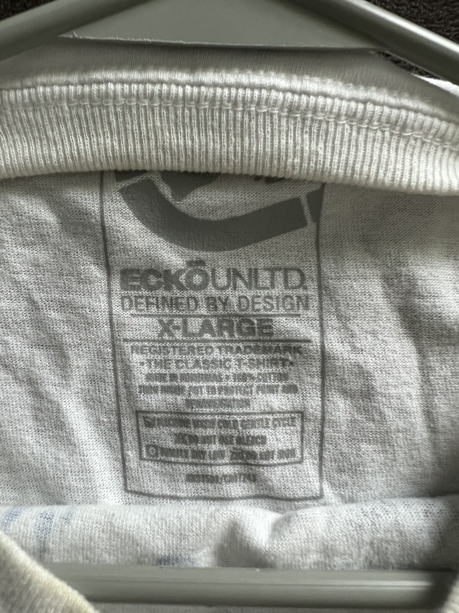 Ecko Unltd T Shirt Mens XL Oversized All Over Print Crew Ecko Unltd T Shirt Mens XL Oversized All Over Print Crew