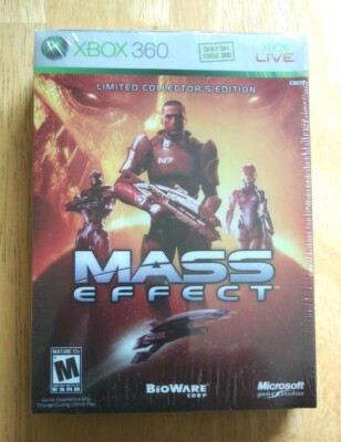 MASS EFFECT MICROSOFT XBOX 360 LIMITED COLLECTOR'S EDITION NEW Unique Sticker