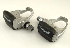 Vintage 80s 90s USED CAMPAGNOLO LOOK Sytem Clipless Pedals Road Bike grey (PA)