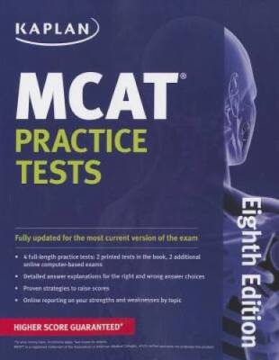 Kaplan MCAT Practice Tests (Kaplan Test Prep) - Paperback By Kaplan - VERY GOOD