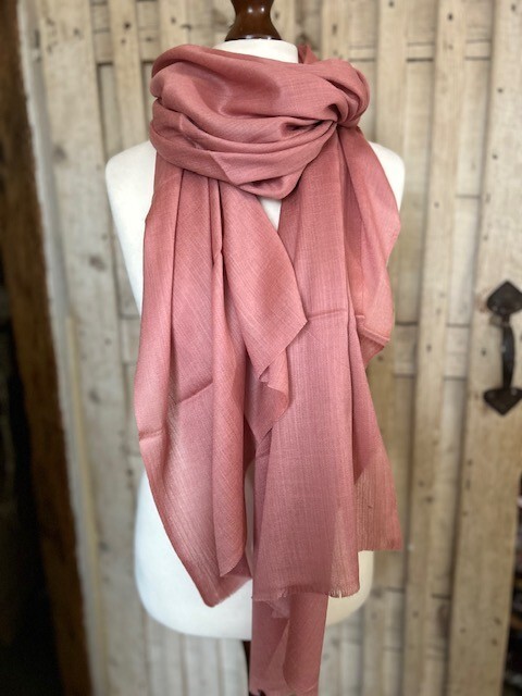 Wool Cashmere And Silk Pashmina Fine Lightweight Bird Of Paradise - Main Image