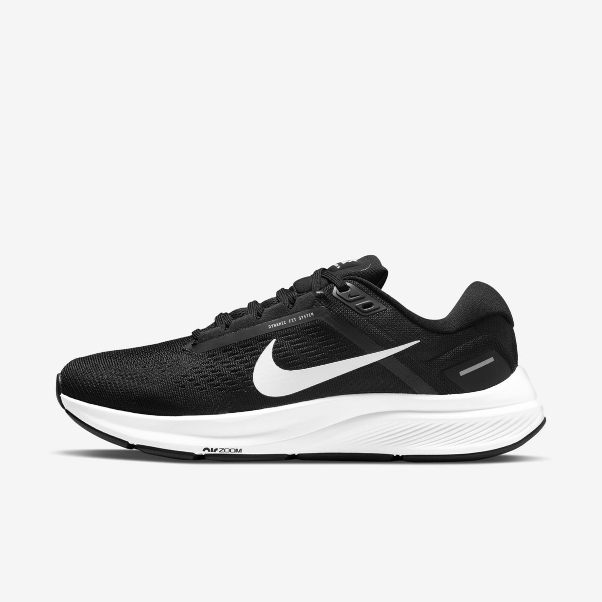 Nike Women's Air Zoom Structure 24 Running Shoes Black/White