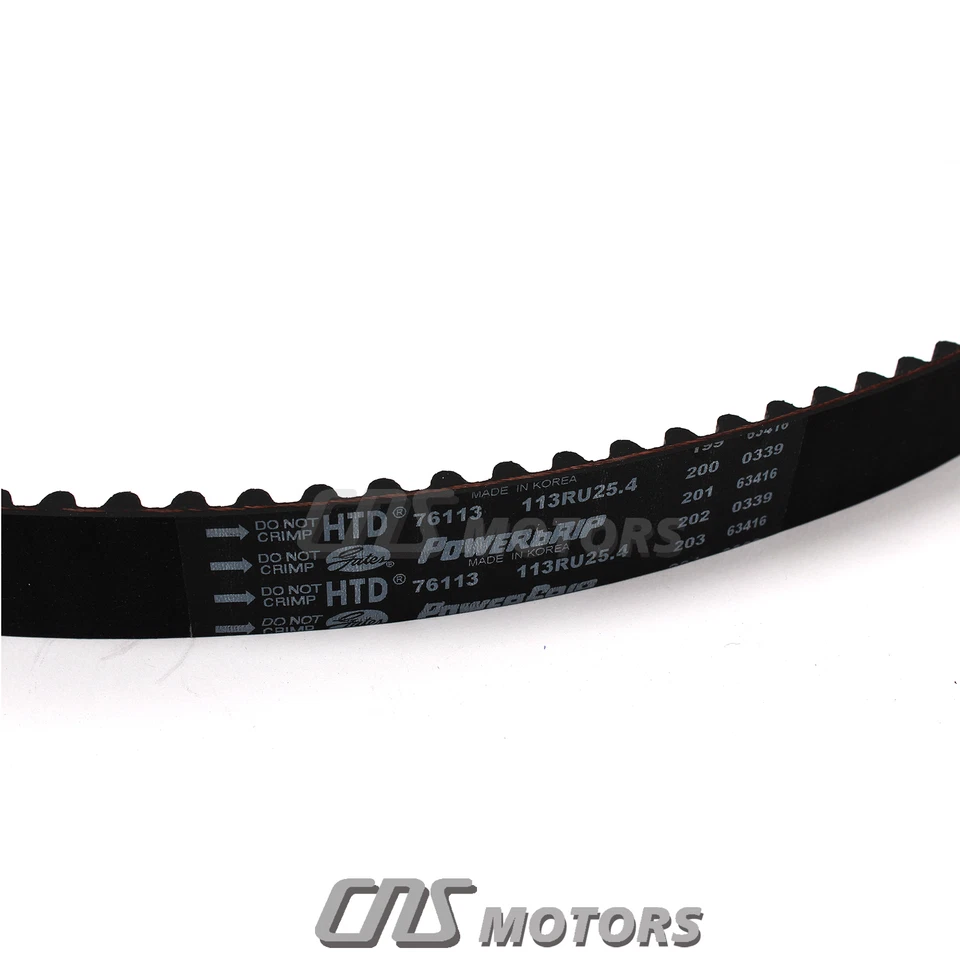 Gates HTD Timing Belt Kit V-Belt & Water Pump Fits 02-08 Hyundai Elantra Tiburon Foto 3 de 4