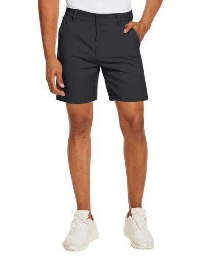 Pantalones cortos de golf ligeros para hombre 15 colores bolsillos delanteros planos pantalones flexibles de secado rápido - Imagen 27 de 51