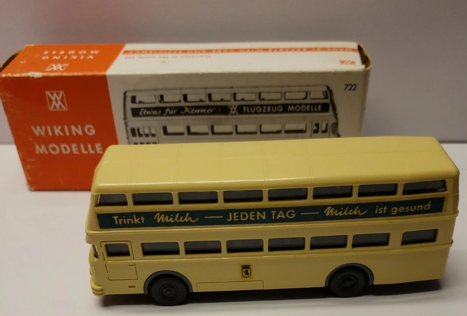 WIKING Modelle Berliner Doppeldeck Bus No.48 OVP 1:87 722 - Image 4 of 4