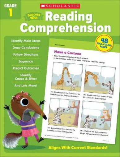 Scholastic Success with Reading Comprehension Grade 1 Workbook (Tascabile)