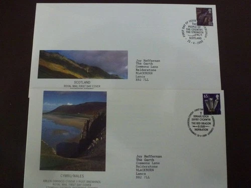 Gb definitive cover   Wales / Scotland April 2000