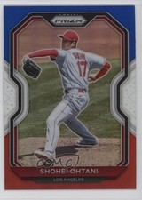 2021 Panini Prizm Tier II Red White & Blue Prizm Shohei Ohtani #183 ux1