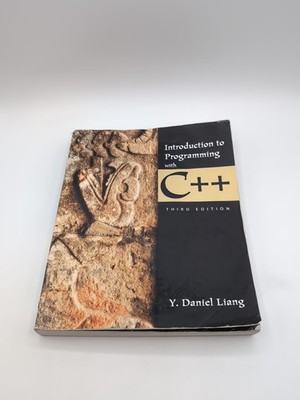 WITH CODE READ Introduction to Programming with C++ by Y Liang 2013 Paperback