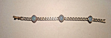 835er Silber Armband mit 3 wunderschönen bla...