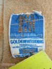 VINTAGE 1950’s WOOL O’THE WEST USA GOLDEN WEDDING MOTHRPROOF 100% WOOL BLANKET  — photo 4
