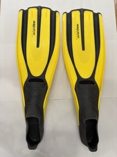 Used Mares Plana Avanti Tre Superchannel FF Full Foot Dive Fins Sz 46-47 / 11-12
