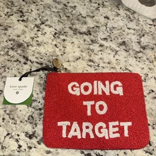 Kate Spade NY Target Going To Target Beaded Clutch Exclusive New 2025 IN HAND