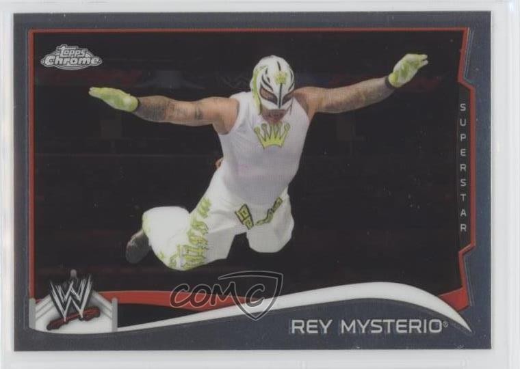 2014 Topps Chrome WWE Rey Mysterio #39 6b4
