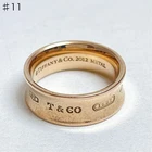 Tiffany 1837 Wide Ring Rose Gold US 6