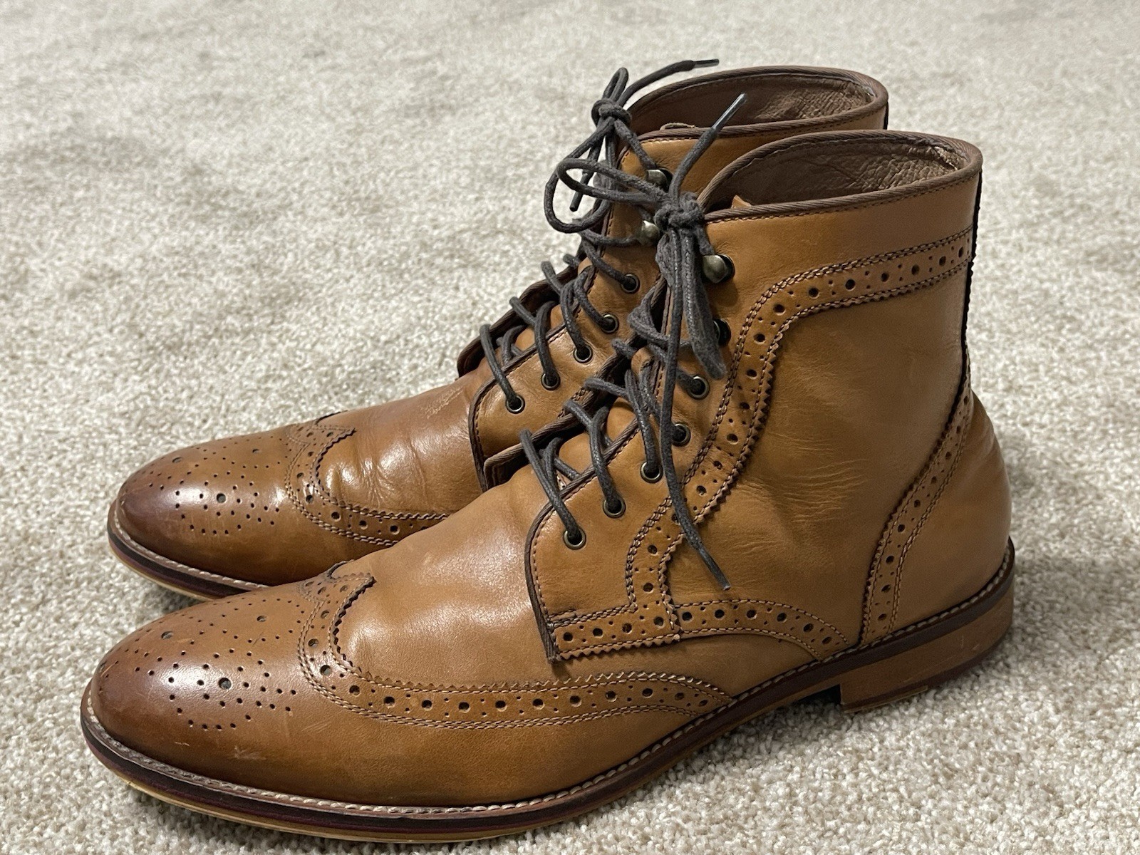 Johnston & Murphy Men's Conard Wingtip Brown Boot… - image 4