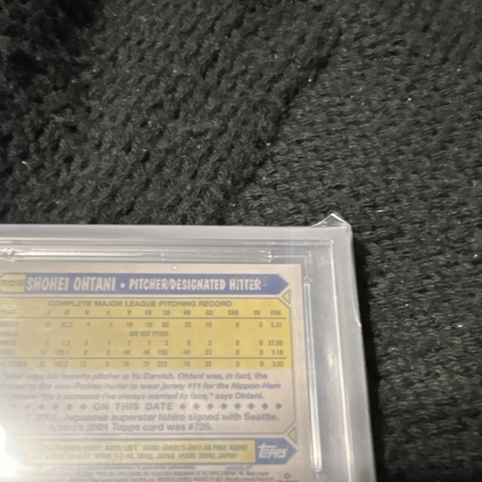 2022 Topps Series 2 Silver Pack Mojo Shohei Ohtani Auto PSA 10 card psa 10 14/15 view 3
