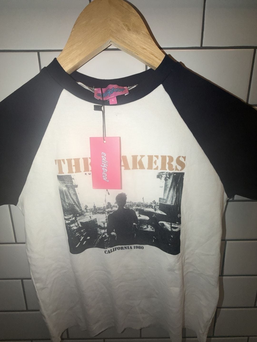 Edikted 'The Makers' California 1980 Graphic Raglan Baby Tee, photo 2