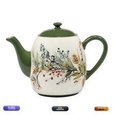 Certified International Winters Forest Teapot 36 oz