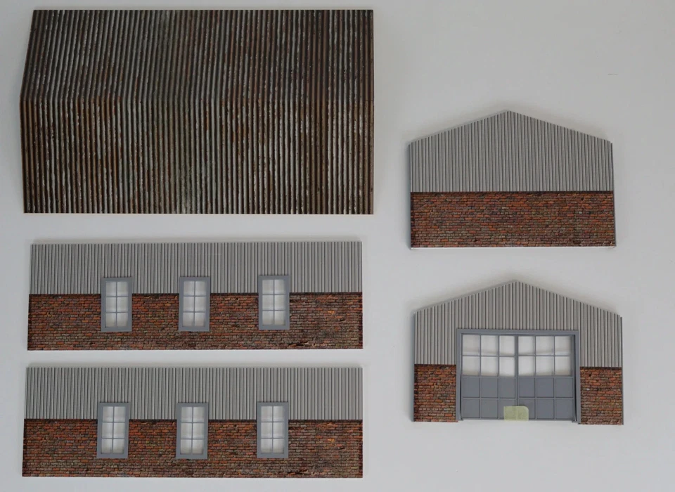 Hangar-Barn 1/24 Scale Garage Diorama Kit - Model Car Display Building 1:24 - Image 2 of 4
