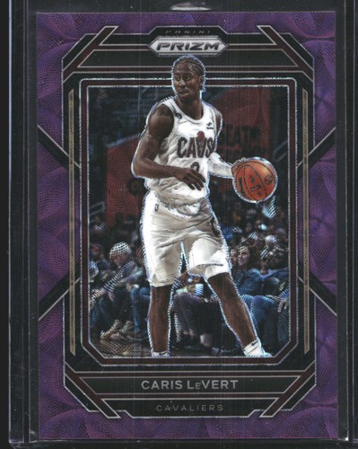 Caris LeVert #1/20 SSP 2022-23 Panini Prizm Choice Purple Detroit Pistons