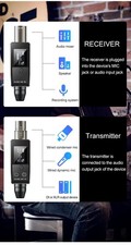 VK 38 UHF Wireless Microphone Converter XLR Transmitter And Receiver For — image 7