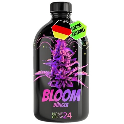HOMEGROW24 - BLOOM Dünger 500ml Blütenbooster - NPK 5-8-10 Made in Germany