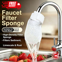 300Pcs Faucet Water Filter Cartridges Kit 300 Filters 20 Straps Kitchen Bathroom