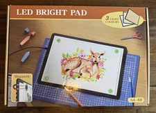 Magnetic LED Artcraft Tracing Light Pad A4 size Lightbox Sketching Designing