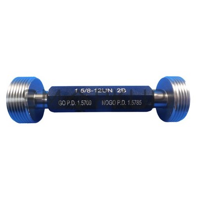 New In Box GO/NO-GO 1 5/8''-12 UN 2B Thread Plug Gage