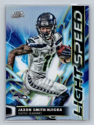 2025 Topps Chrome Cosmic #LS-34 Jaxon Smith-Njigba Light Speed