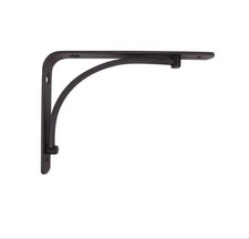 10 StyleWell 6 x 8 Black Steel Classic Arch Decorative Shelf Brackets
